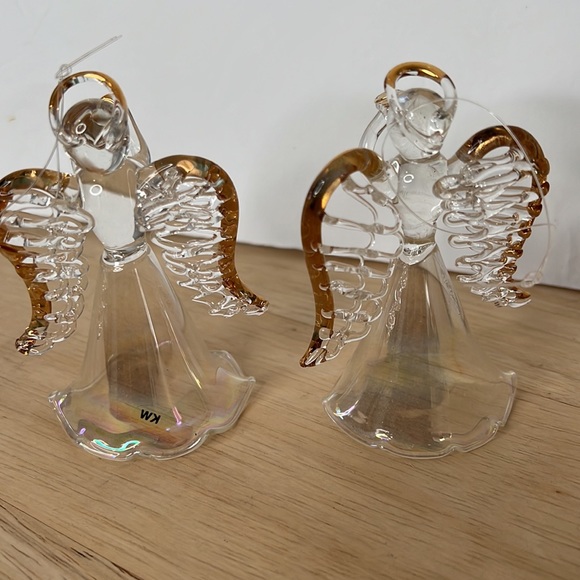 Two Avon angel glass ornaments - Picture 2 of 7